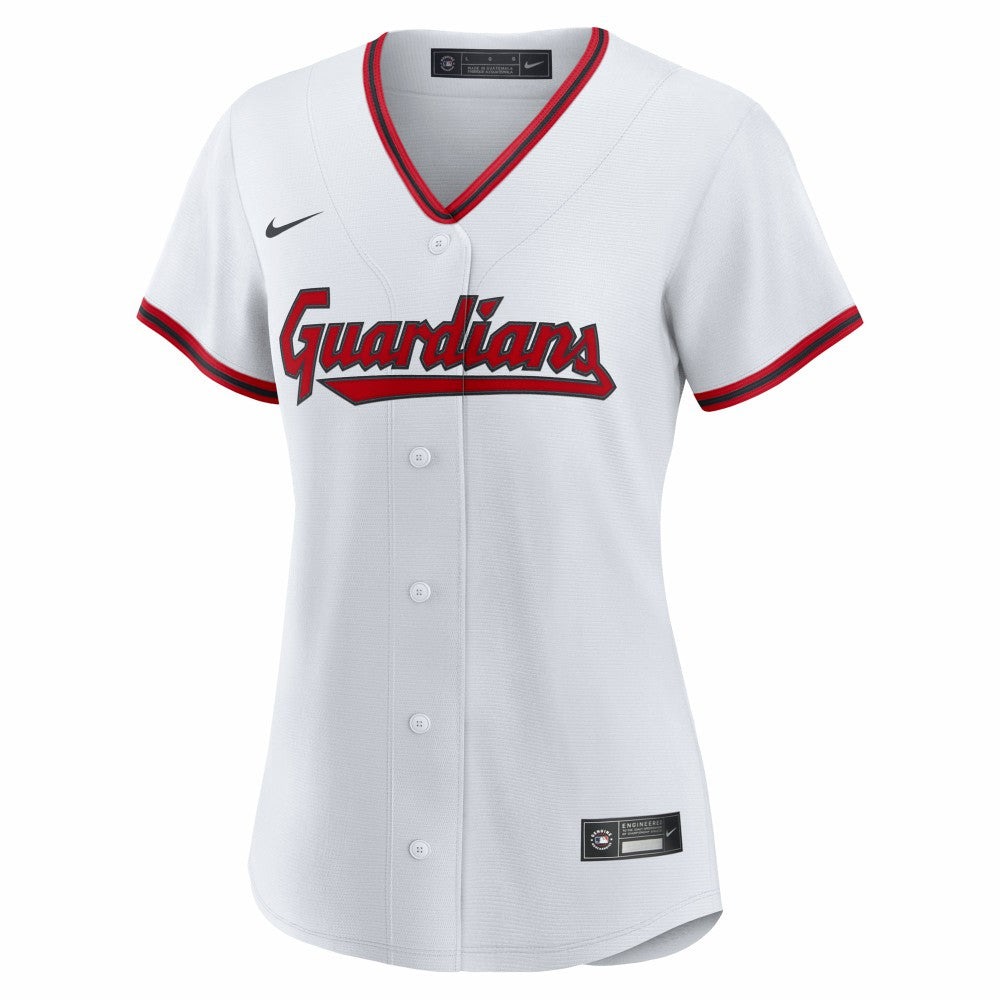 Cleveland Guardians Women's Home Custom Replica 2.0 Jersey - White | Nike