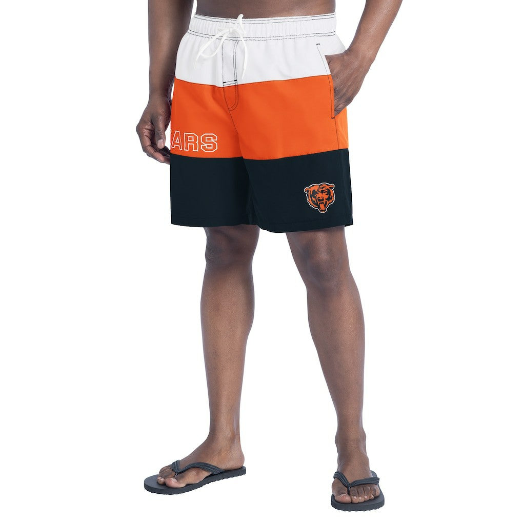 NFL Chicago Bears G-III Sports by Carl Banks Sunrise Volley Swim Shorts