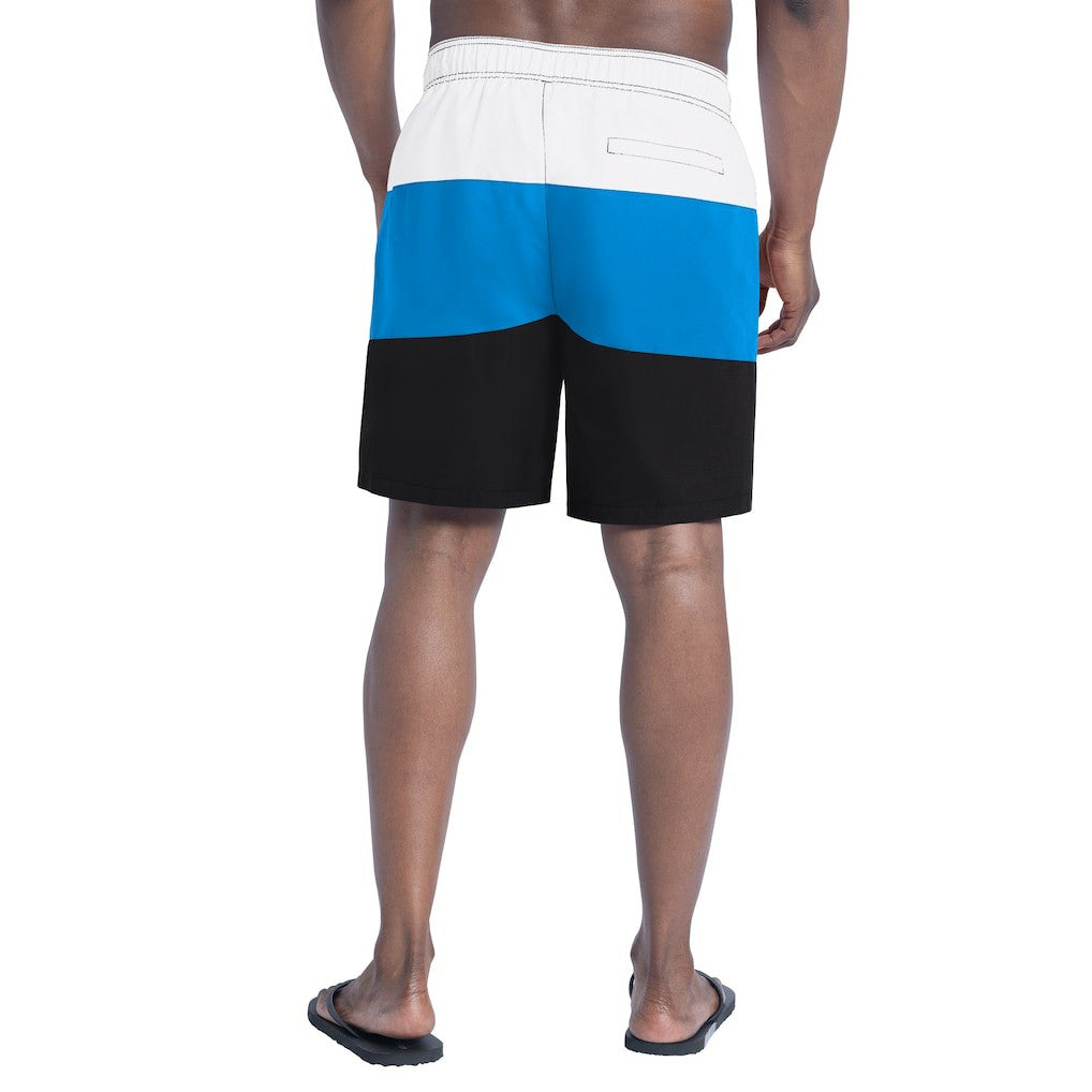 NFL Carolina Panthers G-III Sports by Carl Banks Sunrise Volley Swim Shorts