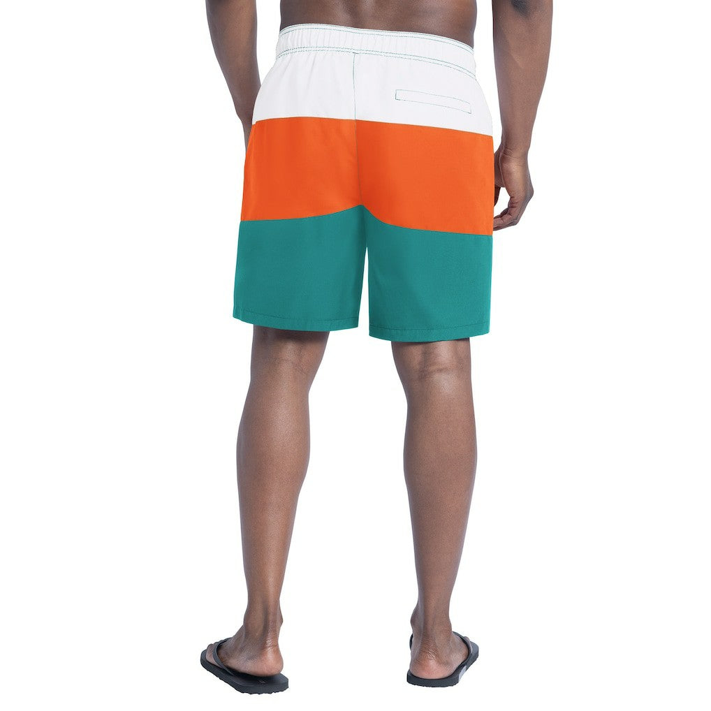 NFL Miami Dolphins G-III Sports by Carl Banks Sunrise Volley Swim Shorts