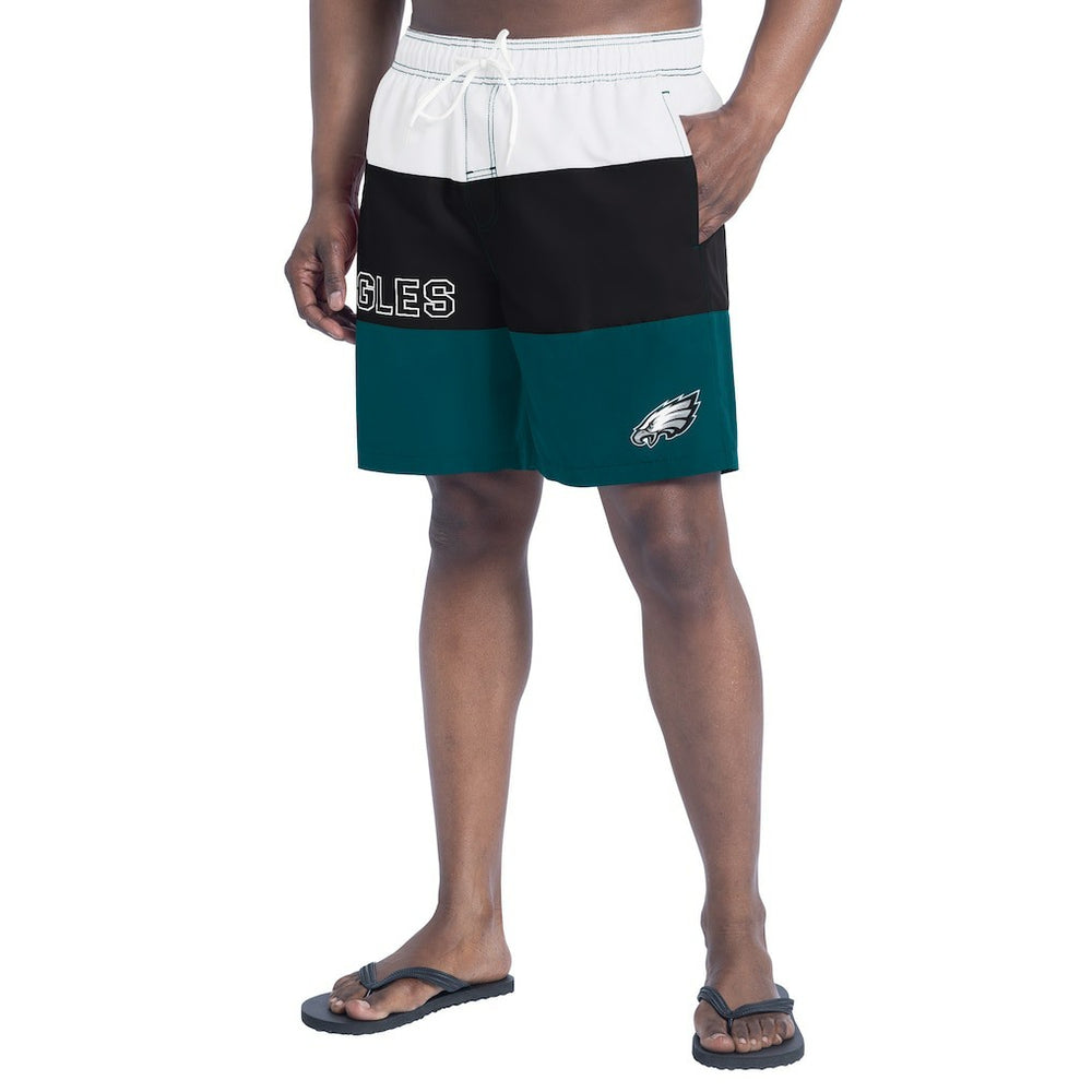NFL Philadelphia Eagles G-III Sports by Carl Banks Sunrise Volley Swim Shorts