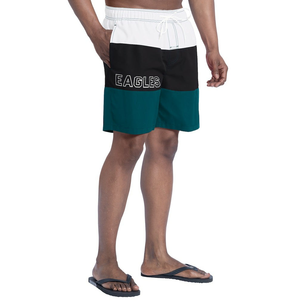 NFL Philadelphia Eagles G-III Sports by Carl Banks Sunrise Volley Swim Shorts