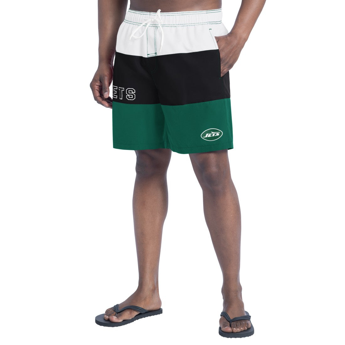 NFL New York Jets G-III Sports by Carl Banks Sunrise Volley Swim Shorts