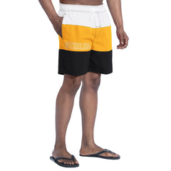 NFL Pittsburgh Steelers G-III Sports by Carl Banks Sunrise Volley Swim Shorts