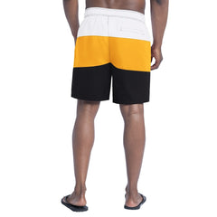 NFL Pittsburgh Steelers G-III Sports by Carl Banks Sunrise Volley Swim Shorts