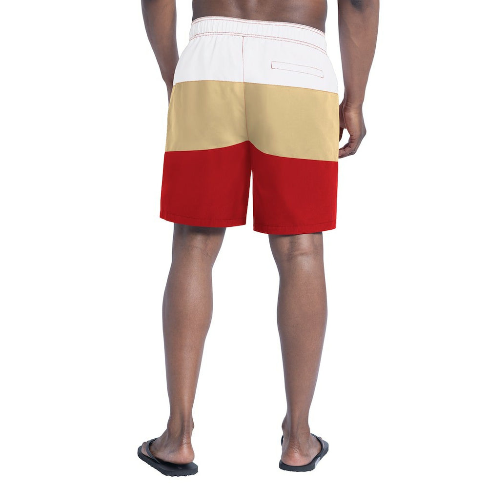 NFL San Francisco 49ers G-III Sports by Carl Banks Sunrise Volley Swim Shorts