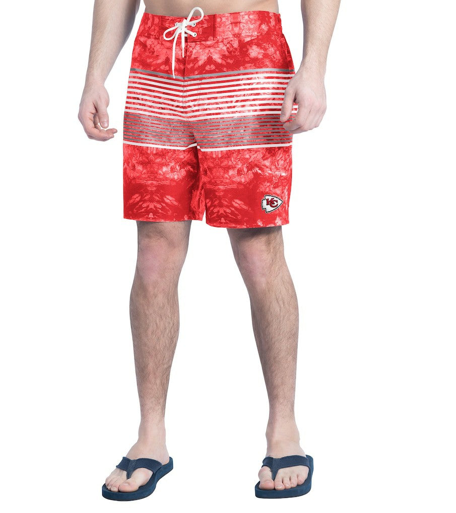 NFL Kansas City Chiefs G-III Sports by Carl Banks Horizon Volley Swim Shorts