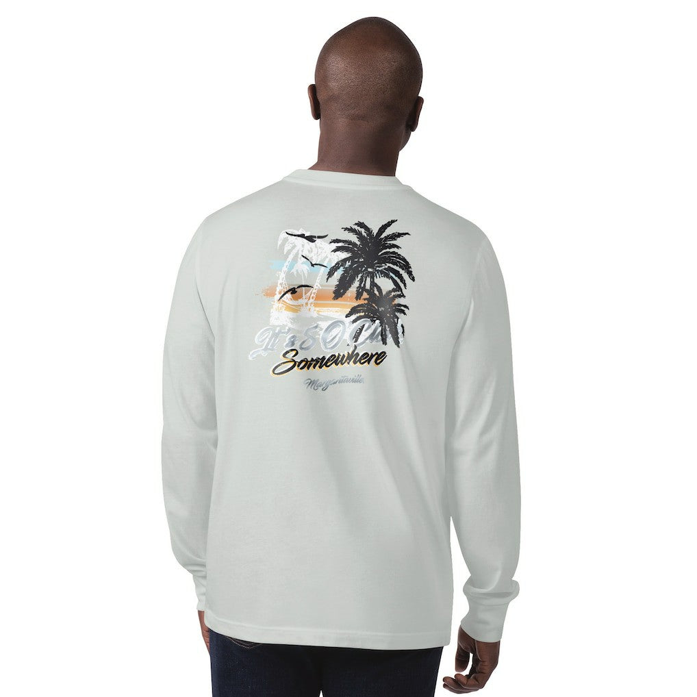 NFL Las Vegas Raiders Margaritaville It's Five O'Clock Somewhere Long Sleeve T-Shirt
