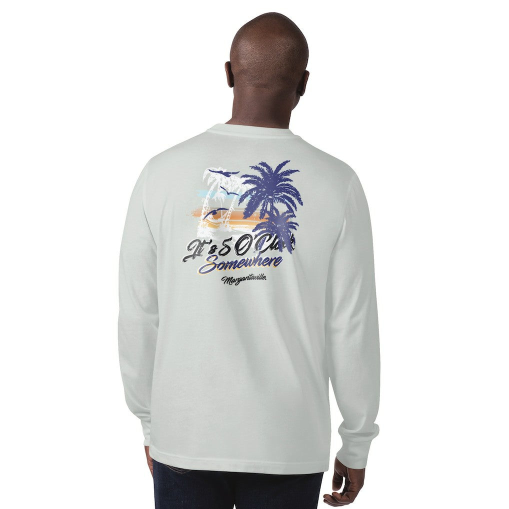 NFL Baltimore Ravens Margaritaville It's Five O'Clock Somewhere Long Sleeve T-Shirt