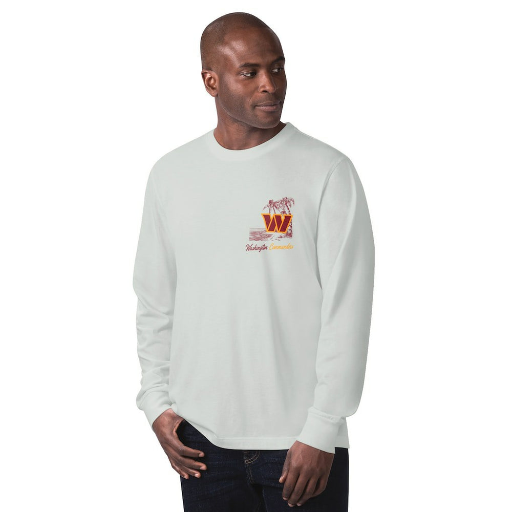 NFL Washington Commanders Margaritaville It's Five O'Clock Somewhere Long Sleeve T-Shirt