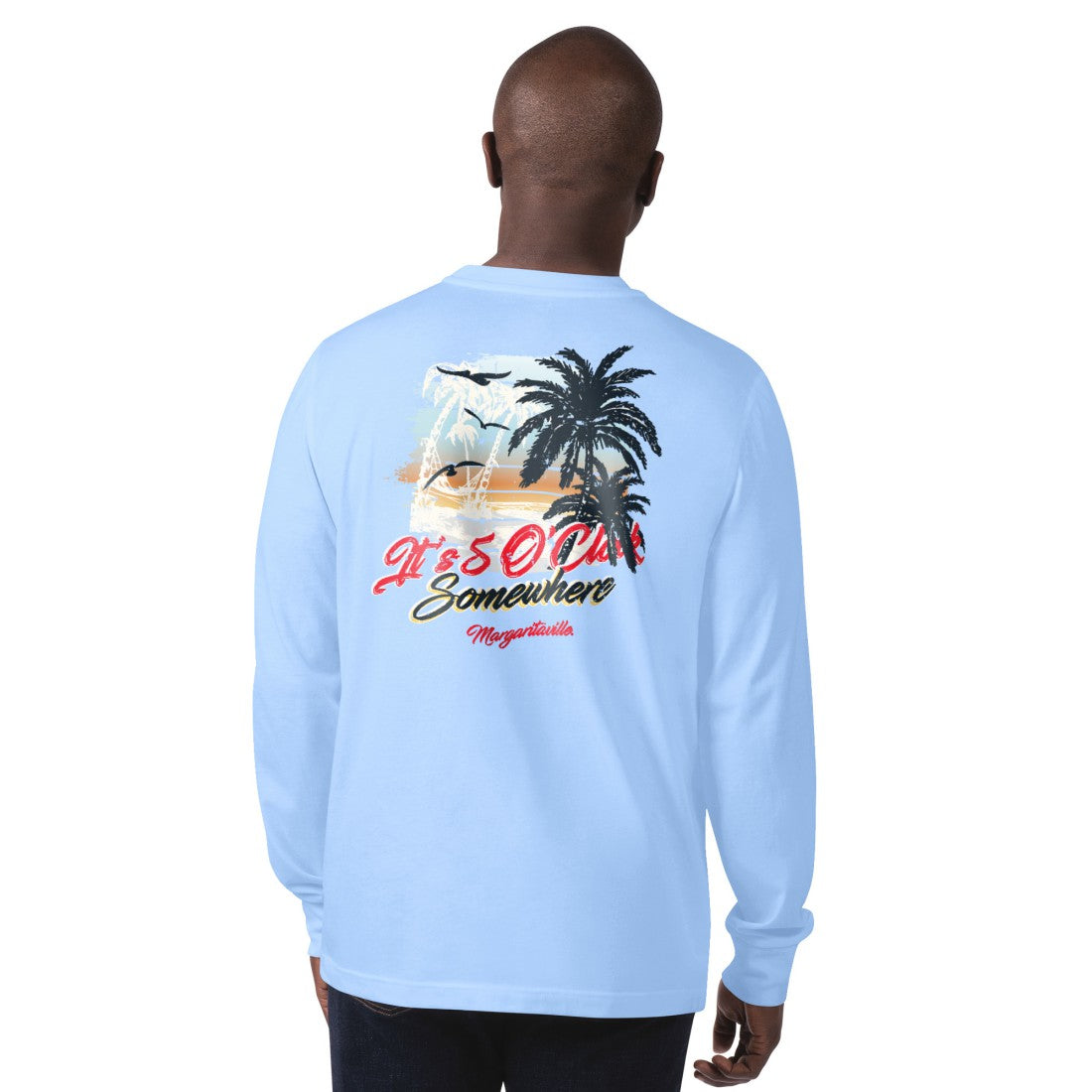 NFL Houston Texans Margaritaville It's Five O'Clock Somewhere Long Sleeve T-Shirt