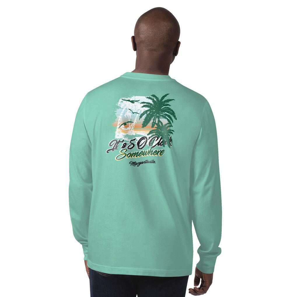 NFL New York Jets Margaritaville It's Five O'Clock Somewhere Long Sleeve T-Shirt