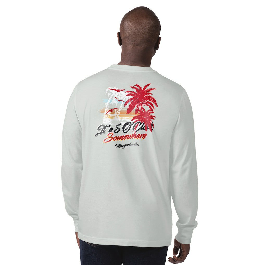 NFL Atlanta Falcons Margaritaville It's Five O'Clock Somewhere Long Sleeve T-Shirt