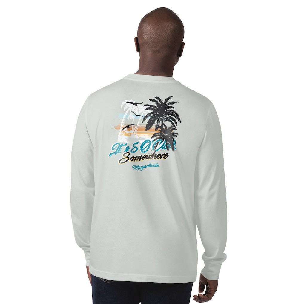 NFL Jacksonville Jaguars Margaritaville It's Five O'Clock Somewhere Long Sleeve T-Shirt