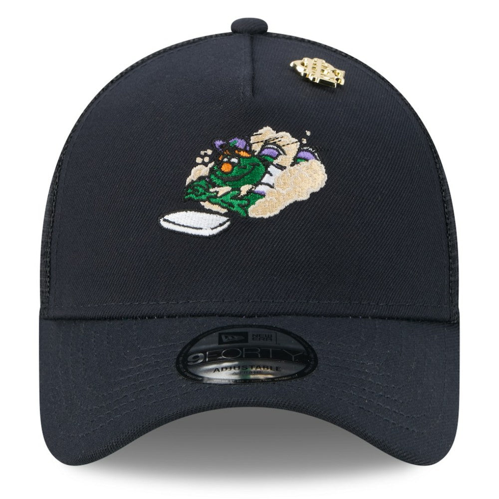 Boston Red Sox 2025 Big League Chew A-Frame 9FORTY Adjustable Trucker Hat - Navy | New Era