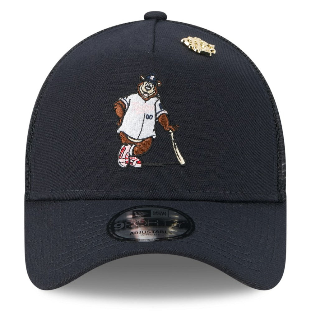 Minnesota Twins 2025 Big League Chew A-Frame 9FORTY Adjustable Trucker Hat - Navy | New Era