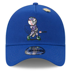 New York Mets 2025 Big League Chew A-Frame 9FORTY Adjustable Trucker Hat - Royal | New Era
