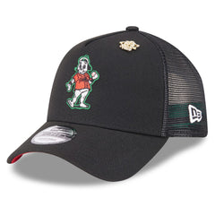 San Francisco Giants 2025 Big League Chew A-Frame 9FORTY Adjustable Trucker Hat - Black | New Era