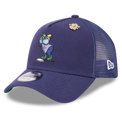 Tampa Bay Rays 2025 Big League Chew A-Frame 9FORTY Adjustable Trucker Hat - Navy | New Era