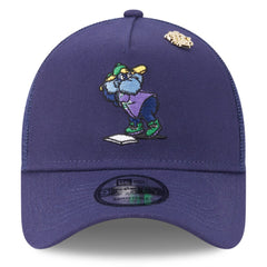Tampa Bay Rays 2025 Big League Chew A-Frame 9FORTY Adjustable Trucker Hat - Navy | New Era