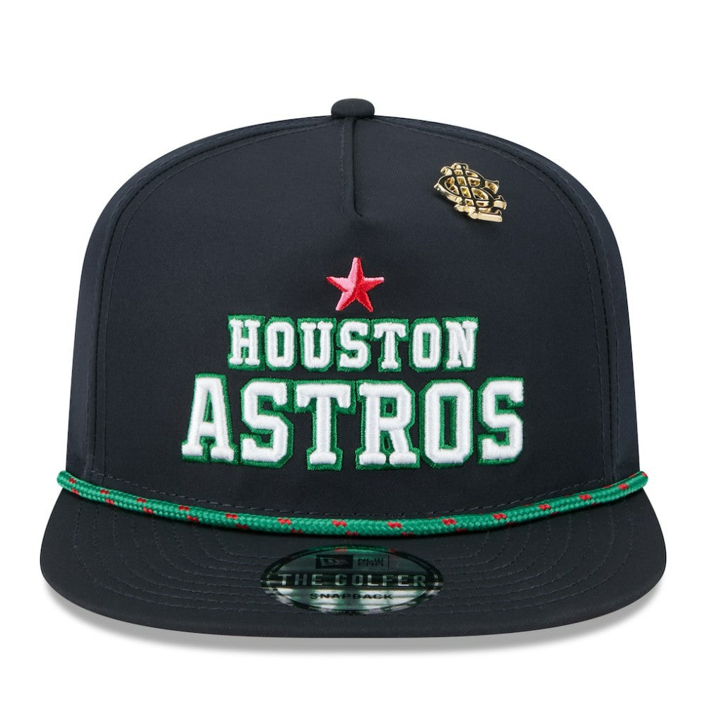 Houston Astros 2025 Big League Chew Golfer Snapback Hat - Navy | New Era