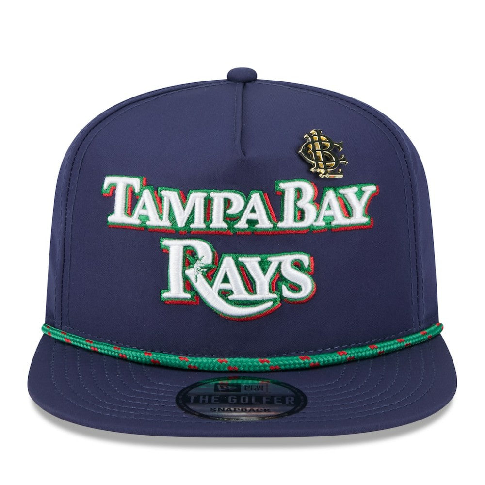 Tampa Bay Rays 2025 Big League Chew Golfer Snapback Hat - Navy | New Era