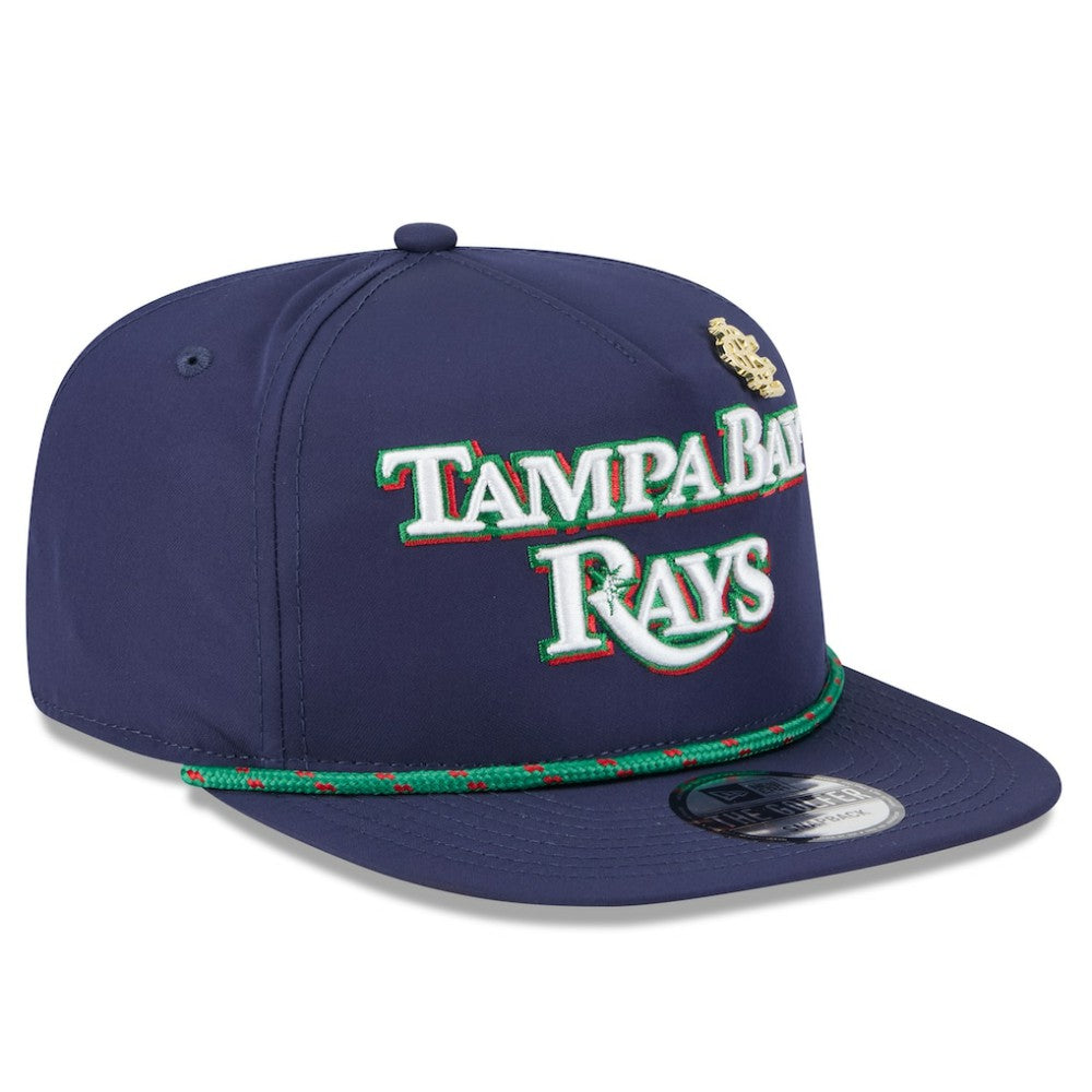 Tampa Bay Rays 2025 Big League Chew Golfer Snapback Hat - Navy | New Era