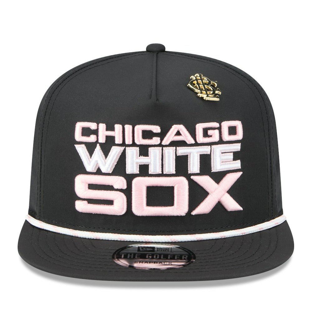 Chicago White Sox 2025 Big League Chew Golfer Snapback Hat - Black | New Era