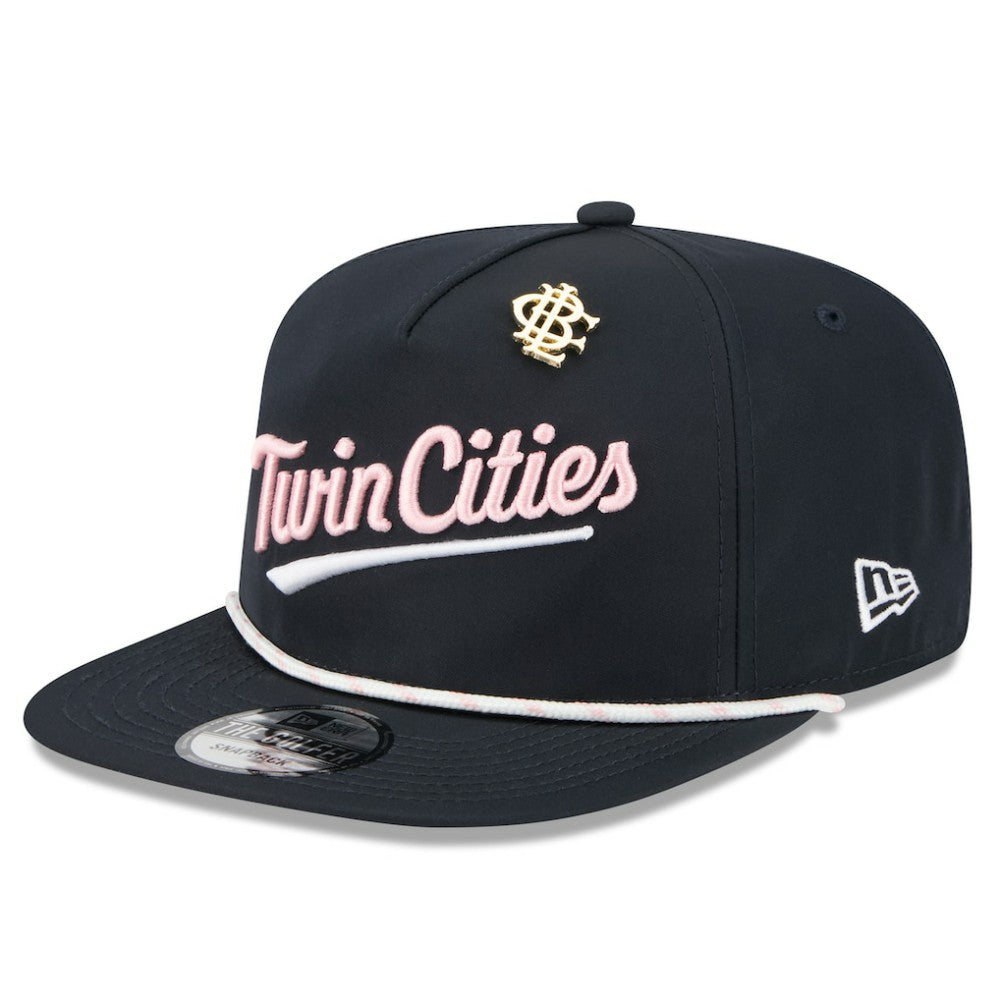 Minnesota Twins 2025 Big League Chew Golfer Snapback Hat - Navy | New Era