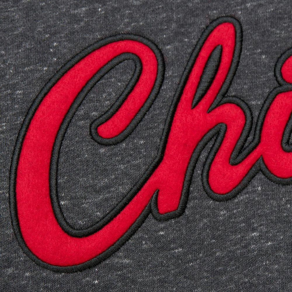 Chicago Bulls Hardwood Classics Blackout Collection Snow Washed Pullover Sweatshirt - Black online