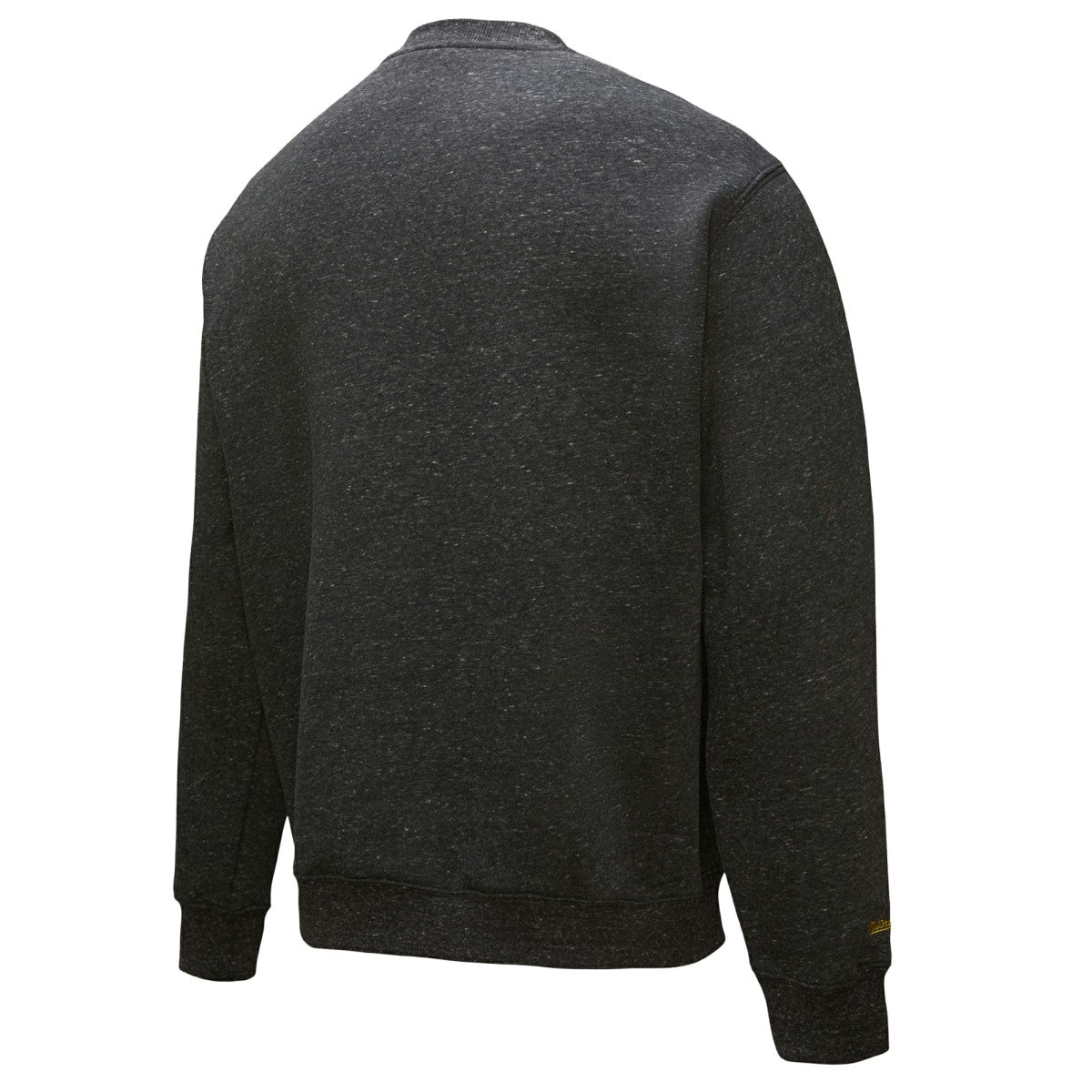 Los Angeles Lakers Black Out Collection Snow Washed Vintage Logo Pullover Sweatshirt - Black | Mitchell & Ness online