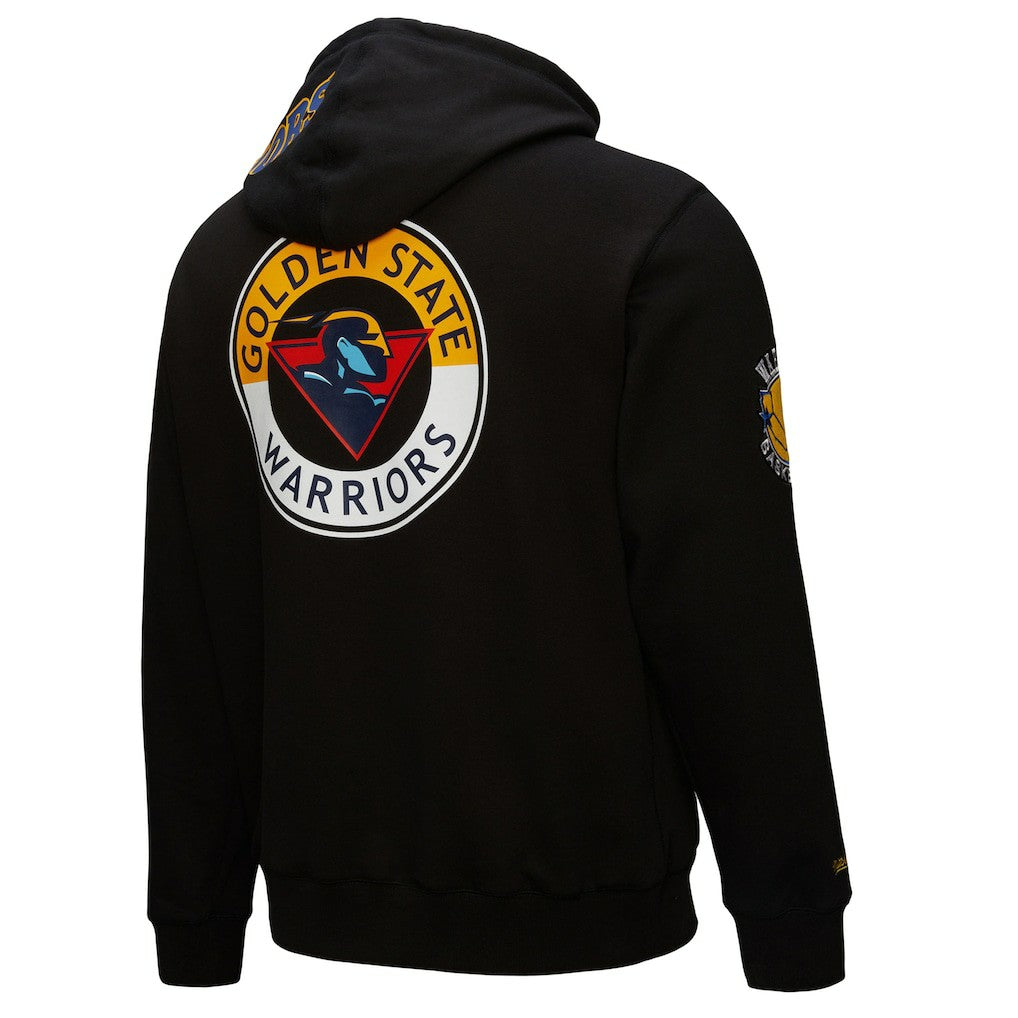Golden State Warriors Hardwood Classics Blackout Collection Pullover Hoodie sale - Black | Mitchell & Ness cheap