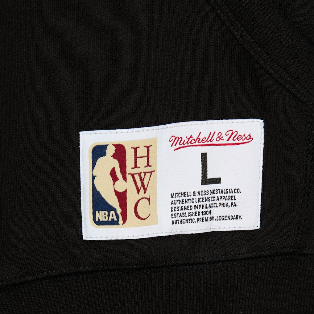 Golden State Warriors Hardwood Classics Blackout Collection Pullover Hoodie sale - Black | Mitchell & Ness cheap