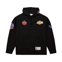 Los Angeles Lakers Hardwood Classics Blackout Collection Pullover Hoodie - Black | Mitchell & Ness shop