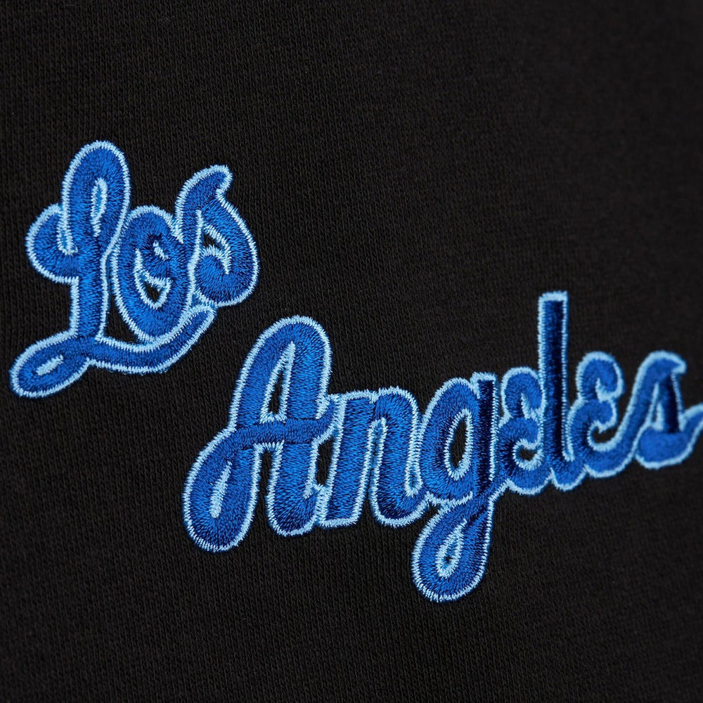 Los Angeles Lakers Hardwood Classics Blackout Collection Pullover Hoodie - Black | Mitchell & Ness shop