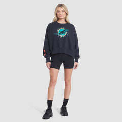 NFL Miami Dolphins Women's 2025 Rivalries Collection Oversized Phoenix Fleece Sweatshirt