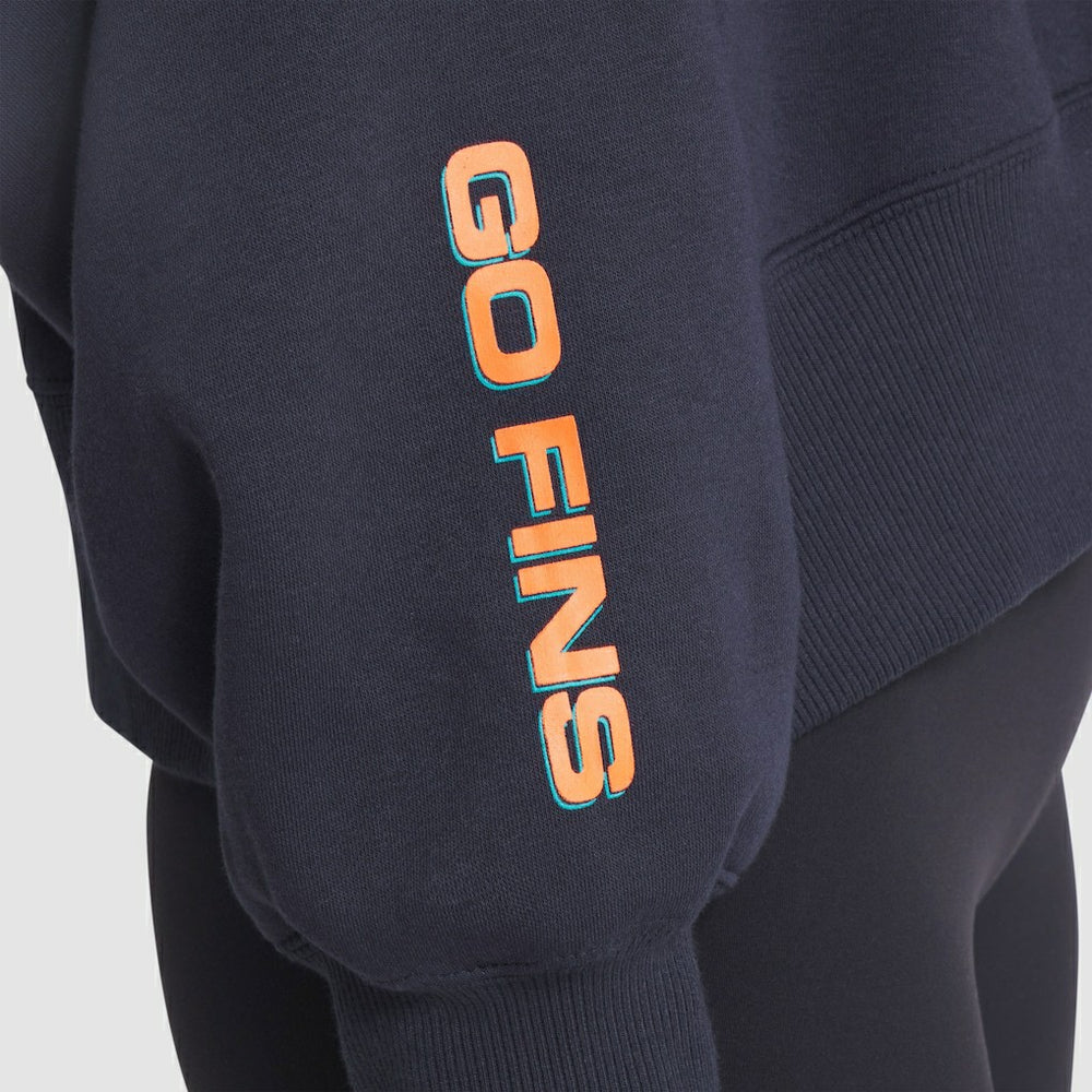 NFL Miami Dolphins Women's 2025 Rivalries Collection Oversized Phoenix Fleece Sweatshirt