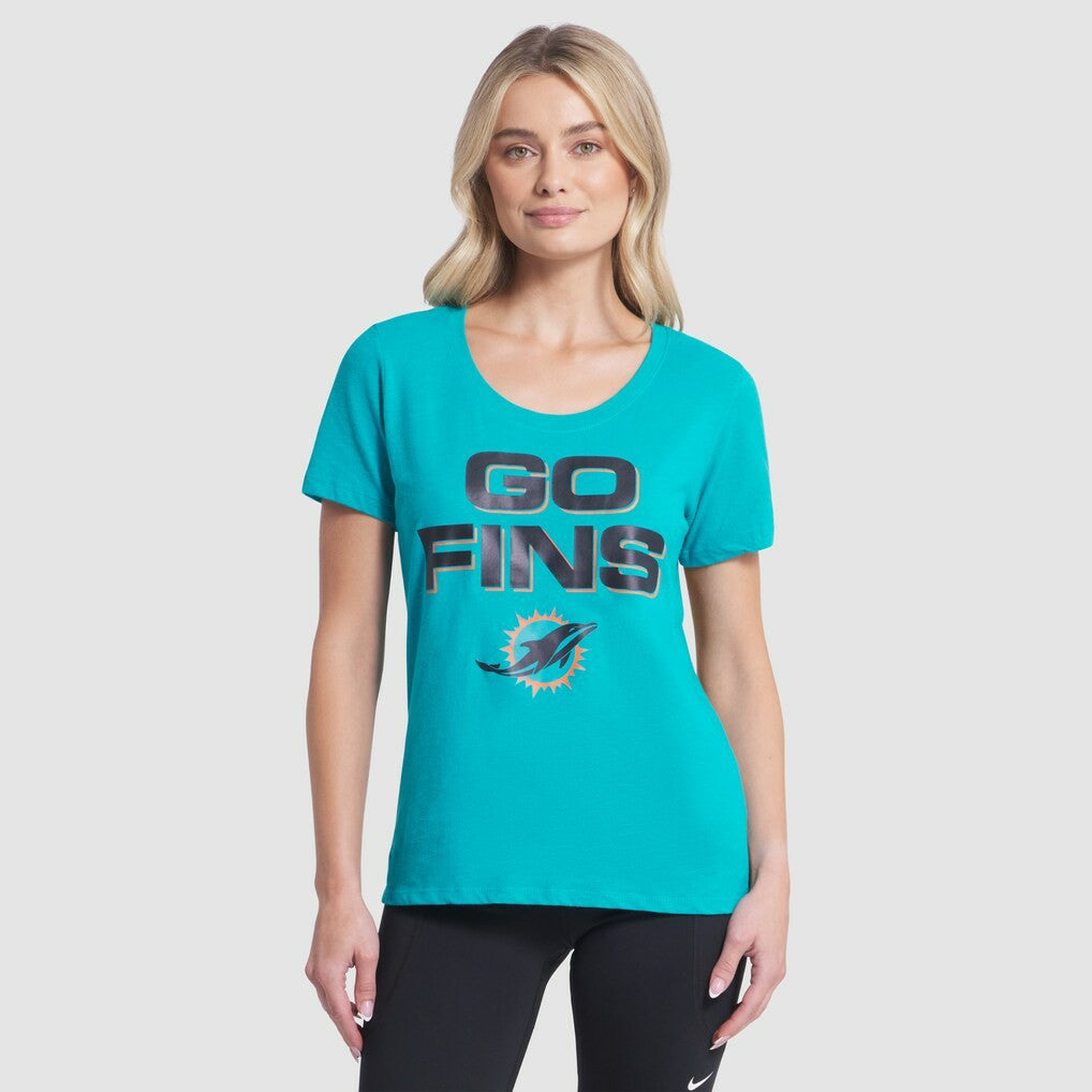 NFL Miami Dolphins Women's 2025 Rivalries Collection Slub Dri-FIT T-Shirt