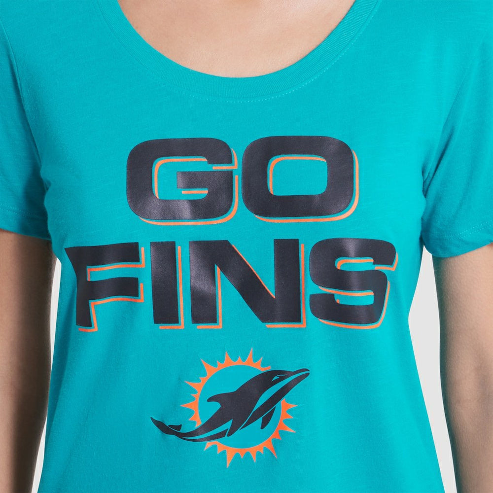 NFL Miami Dolphins Women's 2025 Rivalries Collection Slub Dri-FIT T-Shirt