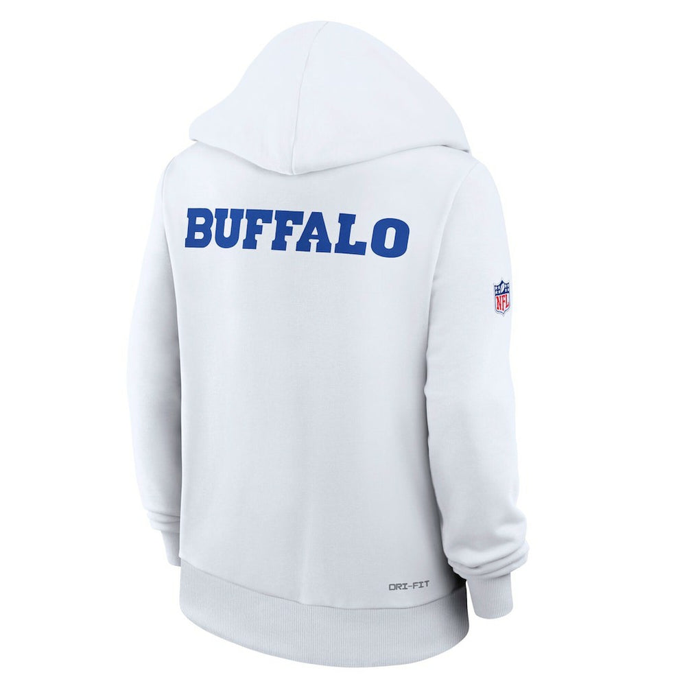 NFL Buffalo Bills Women's 2025 Rivalries Collection Standard Issue Sideline Dri-FIT Hoodie