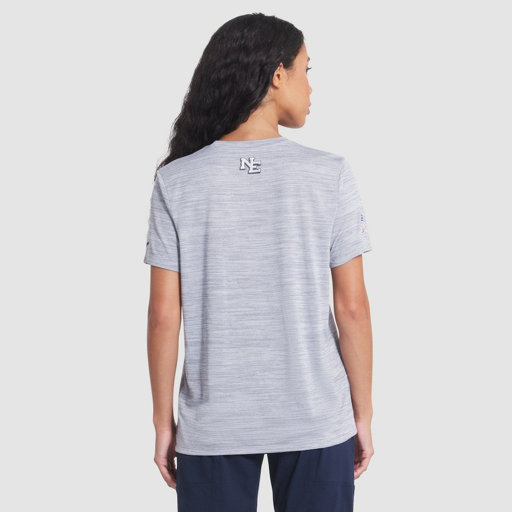 NFL New England Patriots Women's 2025 Rivalries Collection Sideline Velocity Dri-FIT T-Shirt