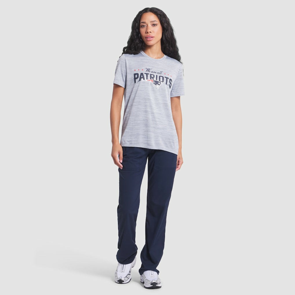 NFL New England Patriots Women's 2025 Rivalries Collection Sideline Velocity Dri-FIT T-Shirt