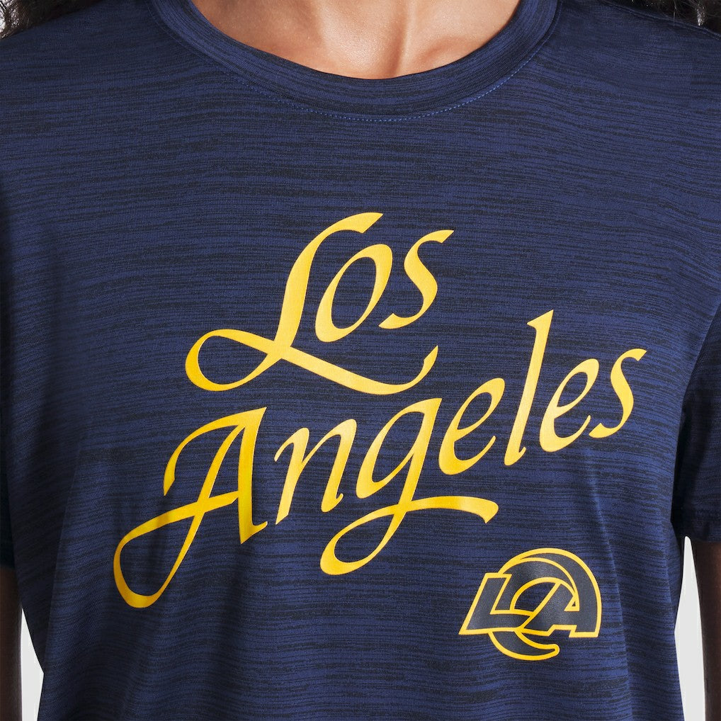 NFL Los Angeles Rams Women's 2025 Rivalries Collection Sideline Velocity Dri-FIT T-Shirt