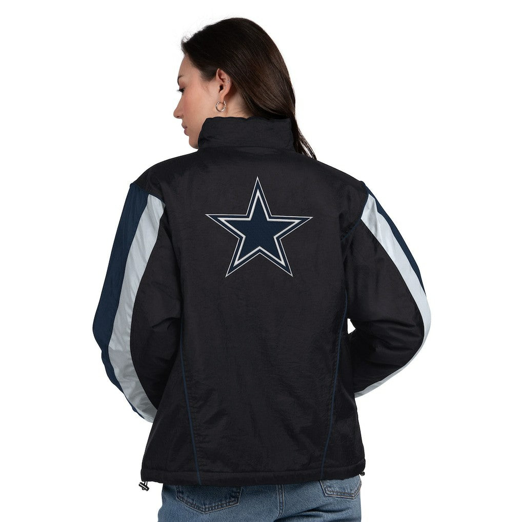 NFL Dallas Cowboys Starter Women's Thursday Night Gridiron Half-Zip Jacket