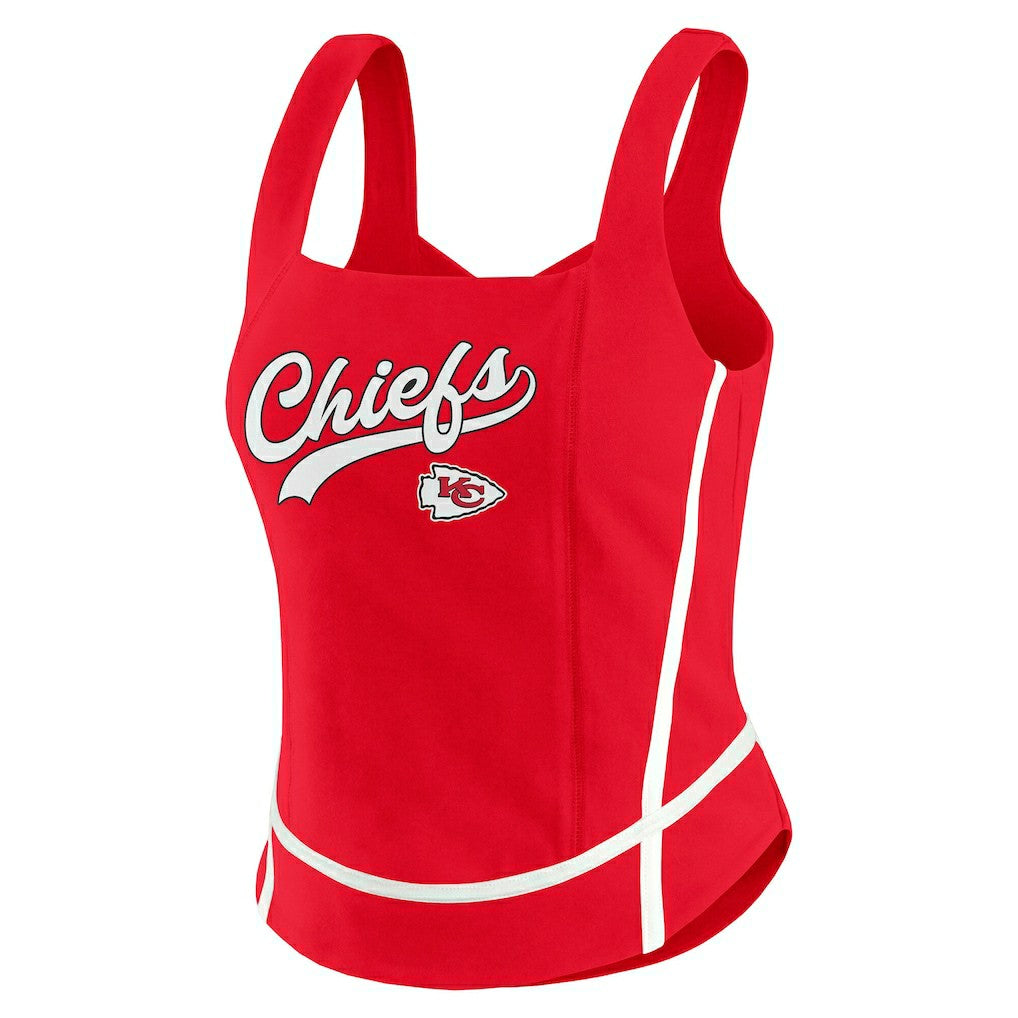 NFL Kansas City Chiefs WEAR by Erin Andrews Women's Square Neck Tank Top