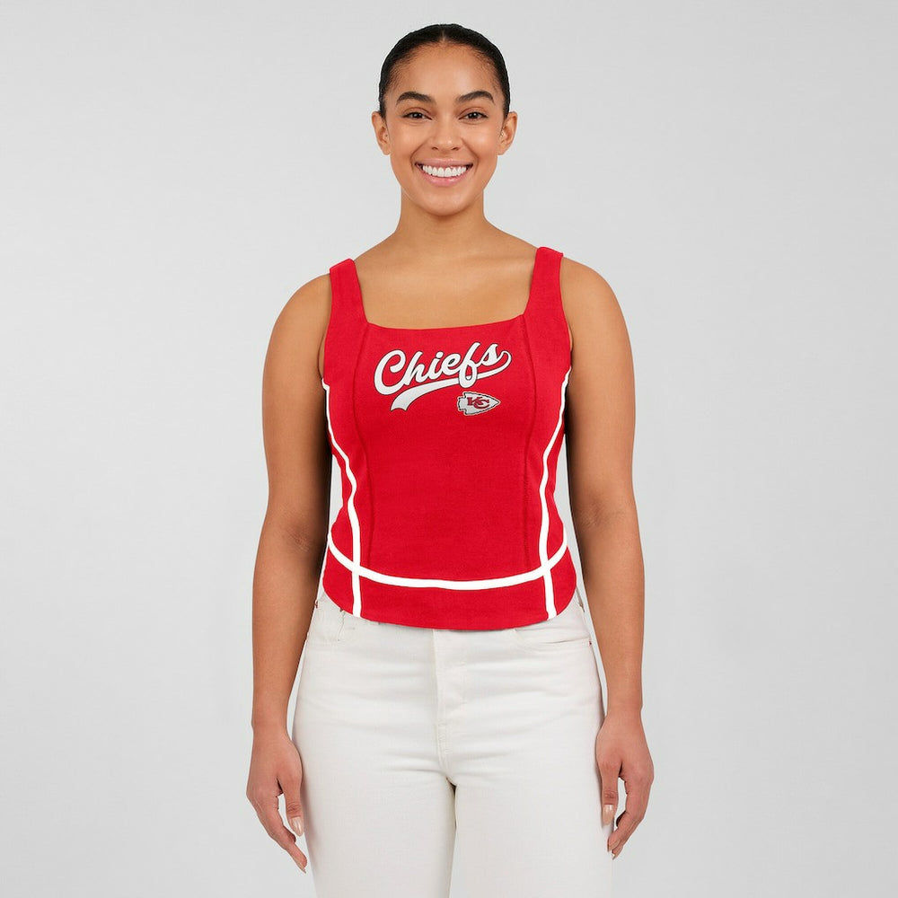 NFL Kansas City Chiefs WEAR by Erin Andrews Women's Square Neck Tank Top
