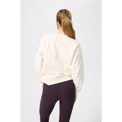 San Francisco Giants Terez Women's Technicolor  Oversized Pullover Sweatshirt - Cream