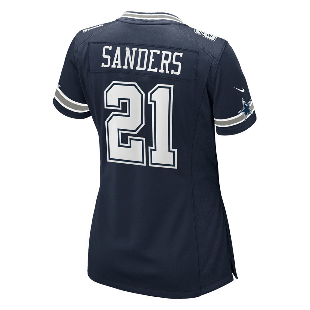 NFL Dallas Cowboys Deion Sanders  Women's Team Retired Player Game Jersey