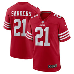 NFL San Francisco 49ers Deion Sanders  Team Retired Player Game Jersey