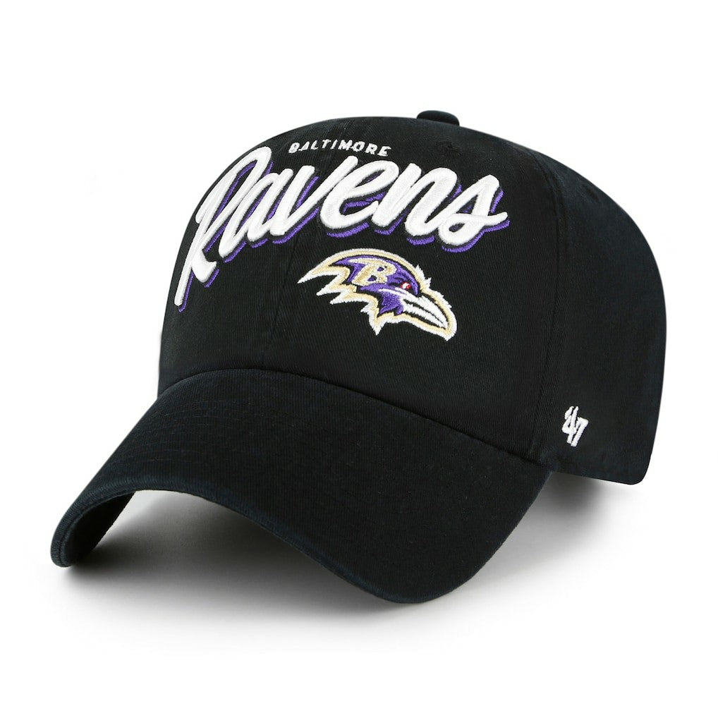 NFL Baltimore Ravens '47 Women's Ariana Clean Up Adjustable Hat